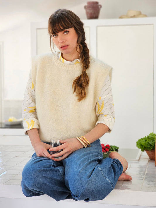 Pull Suzie à tricoter.