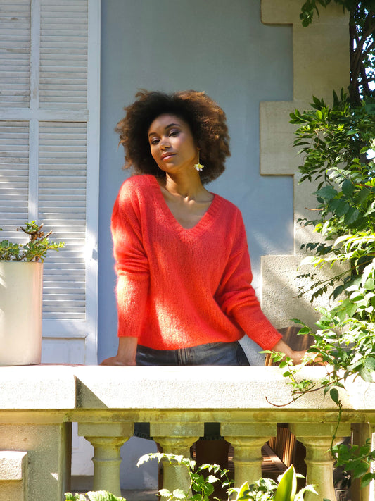 Pull Olivia à tricoter.