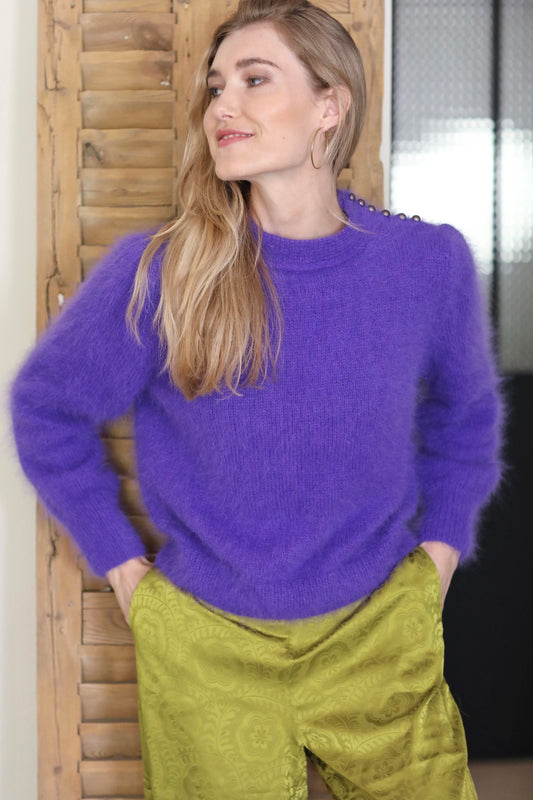 Pull Vivienne à tricoter.