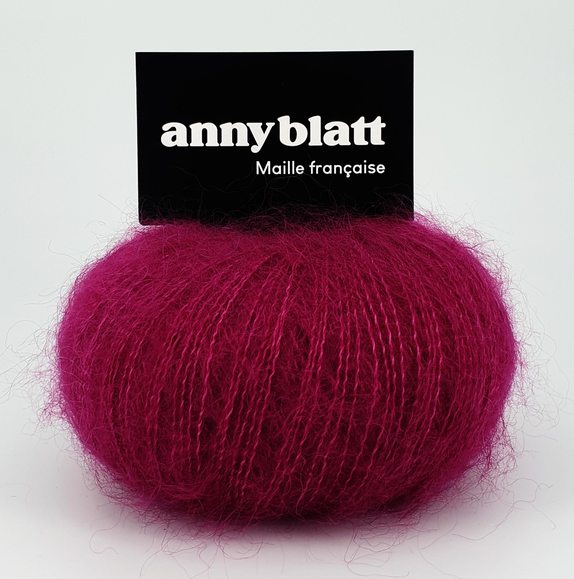 Pelote mohair et soie trèfle des champs honey moon