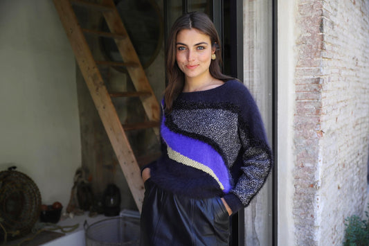 Pull Naomi à tricoter.