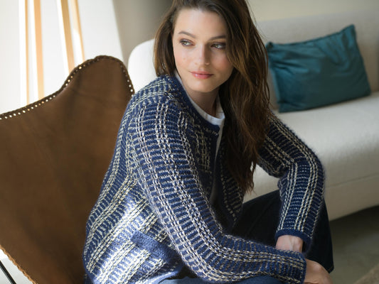 Veste Camille à tricoter.