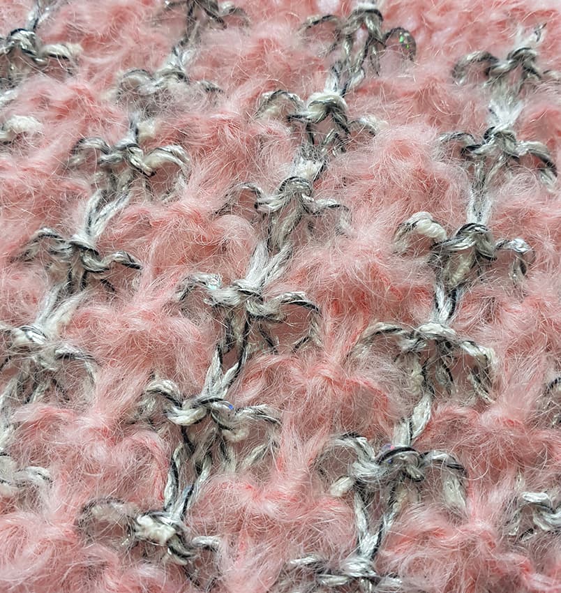 Accessoire mohair CHAMONIX_pêche melba