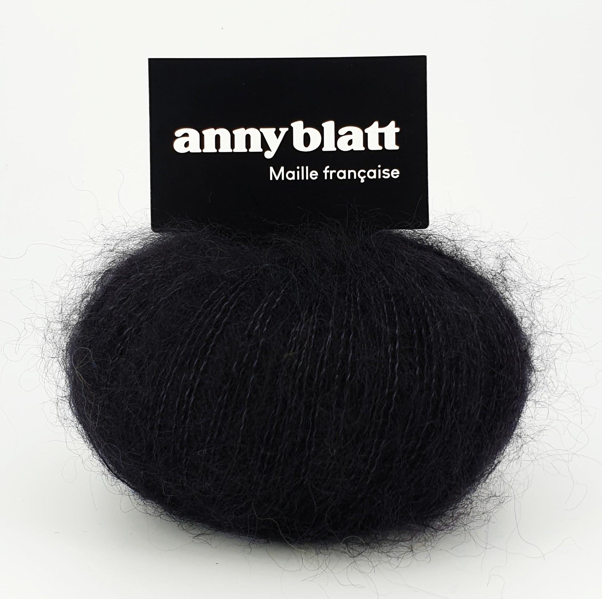 Pelote mohair et soie noir honey moon