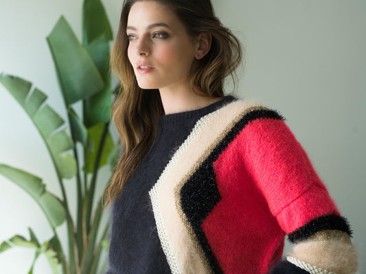 Pull Daphne à tricoter.