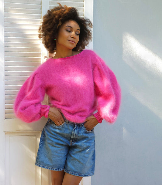 Pull Clara à tricoter.