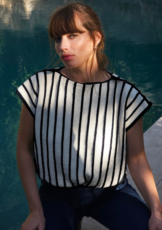 Pull Astrid à tricoter.