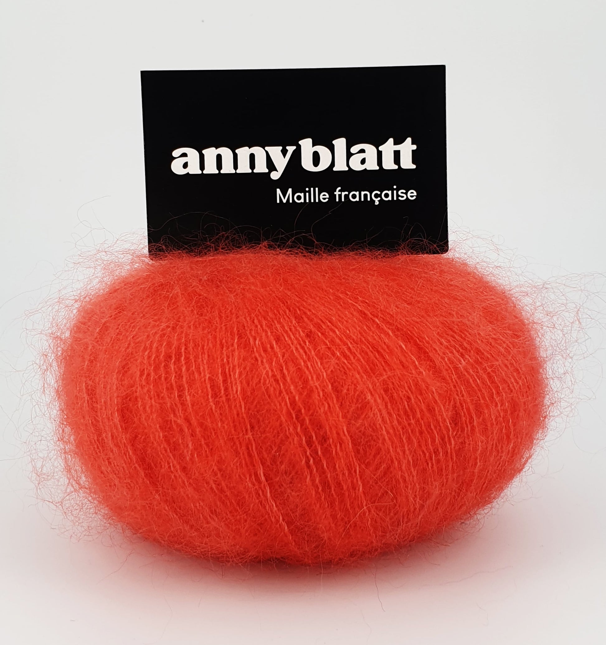 Pelote mohair et soie capucine honey moon