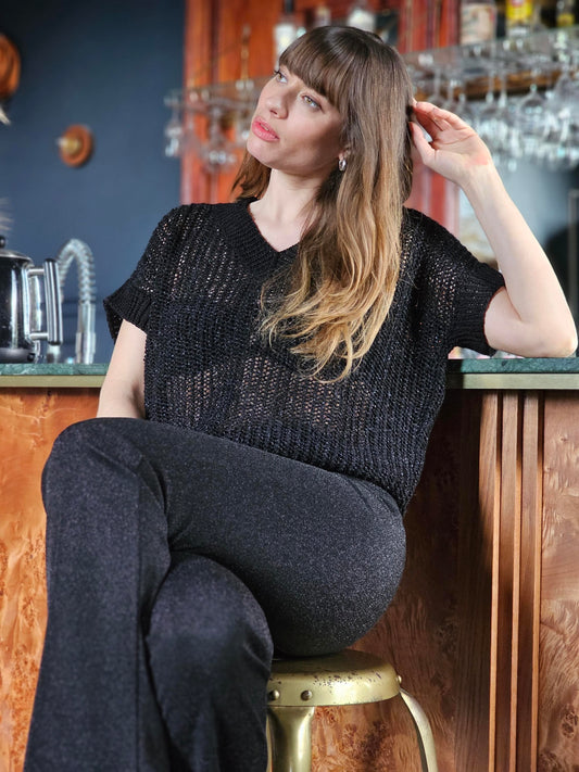 Top Meredith à tricoter.