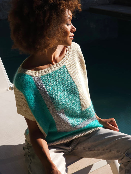 Top Ivy à tricoter.