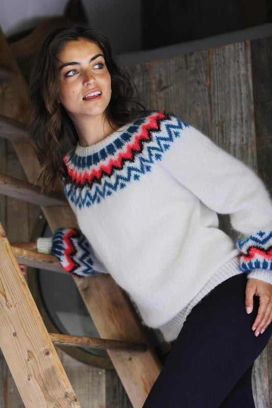 Pull Bahia à tricoter.