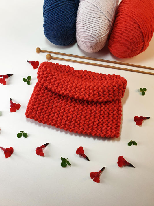 Snood bébé Trefle à tricoter.