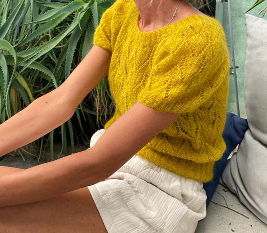 Top Mya à tricoter.