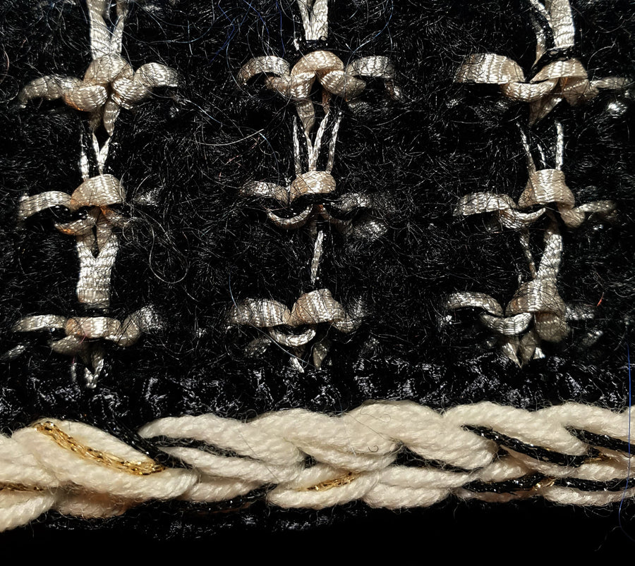 Charger l&#39;image dans la galerie, veste à tricoter mohair Noir quincy
