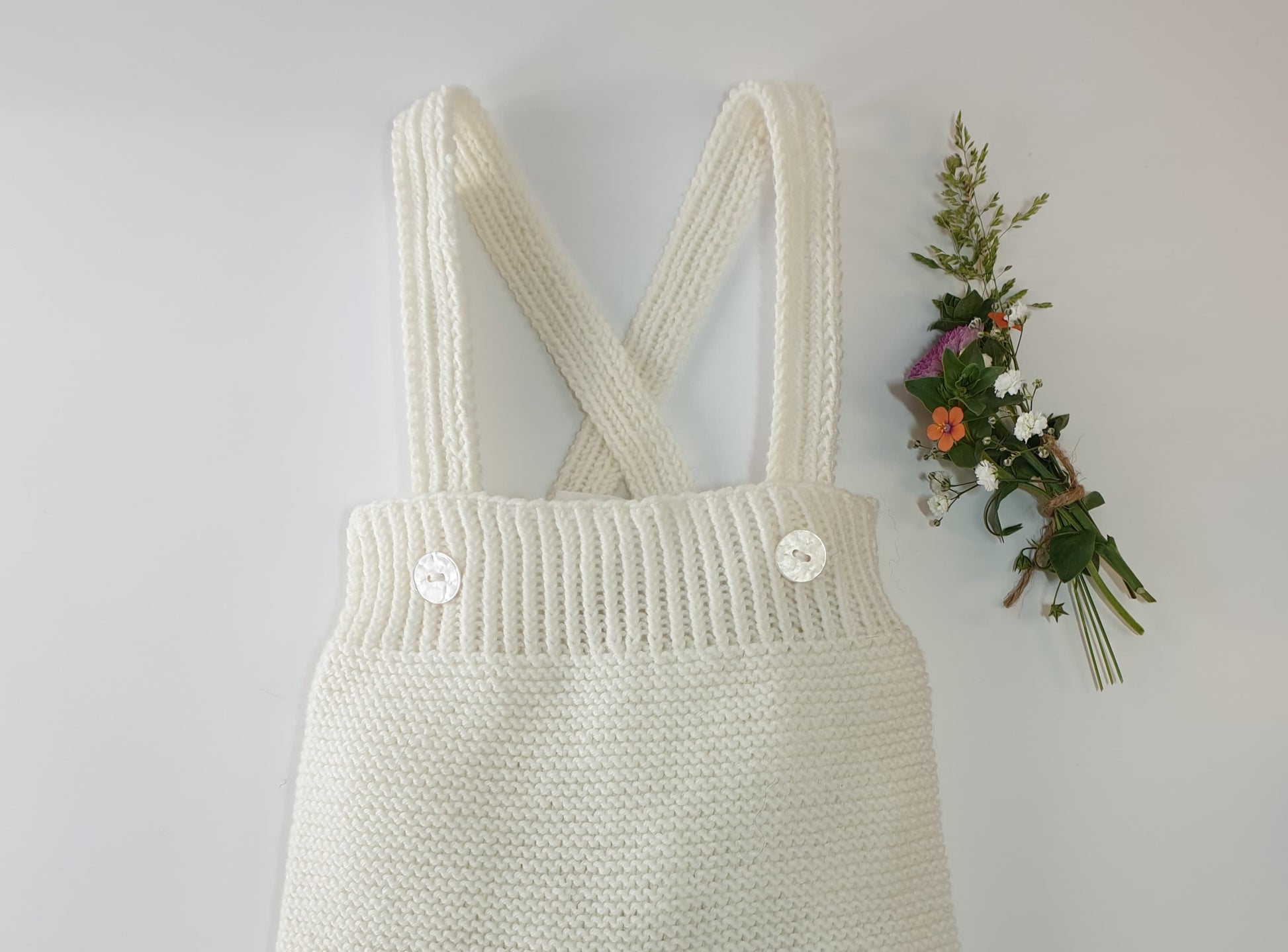 Pantalon bébé mérinos blanc pepino 5