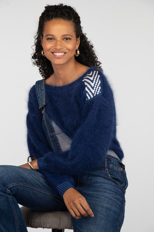 Pull Anaïs à tricoter.