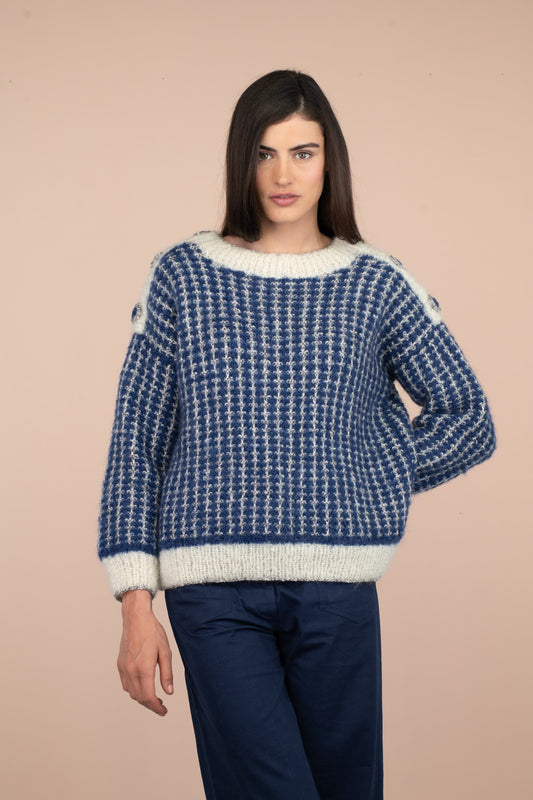 Pull Gina à tricoter.