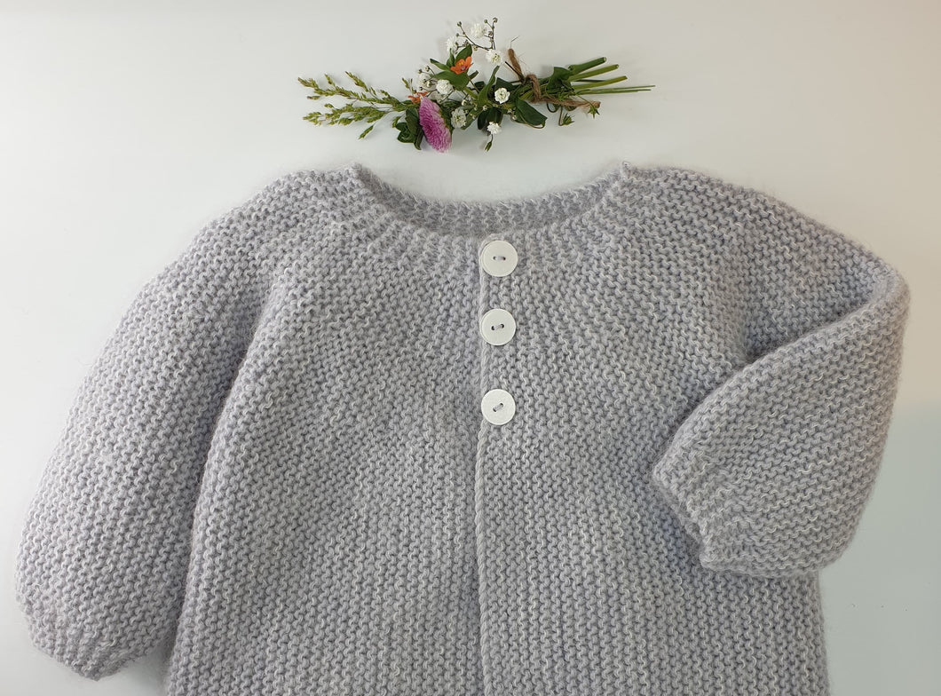 Manteau bébé Acacia à tricoter