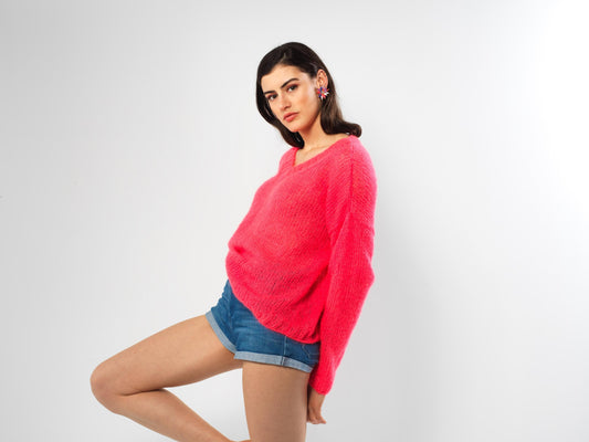 Pull Nina à tricoter.