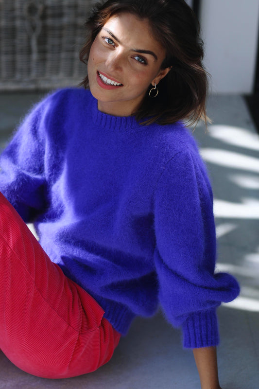 Pull Alix Angora Glycine