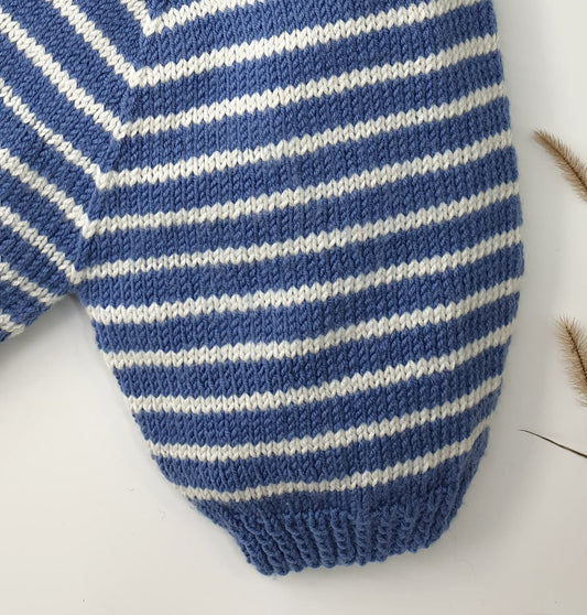 Salopette bébé Agave à tricoter.