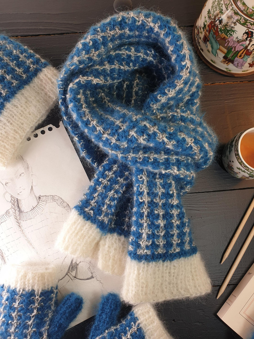 Écharpe Chamonix à tricoter