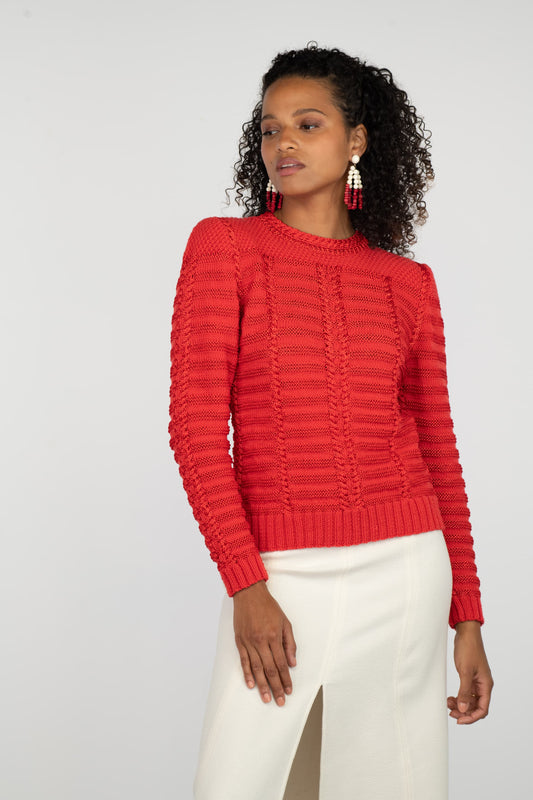 Pull Polly à tricoter.