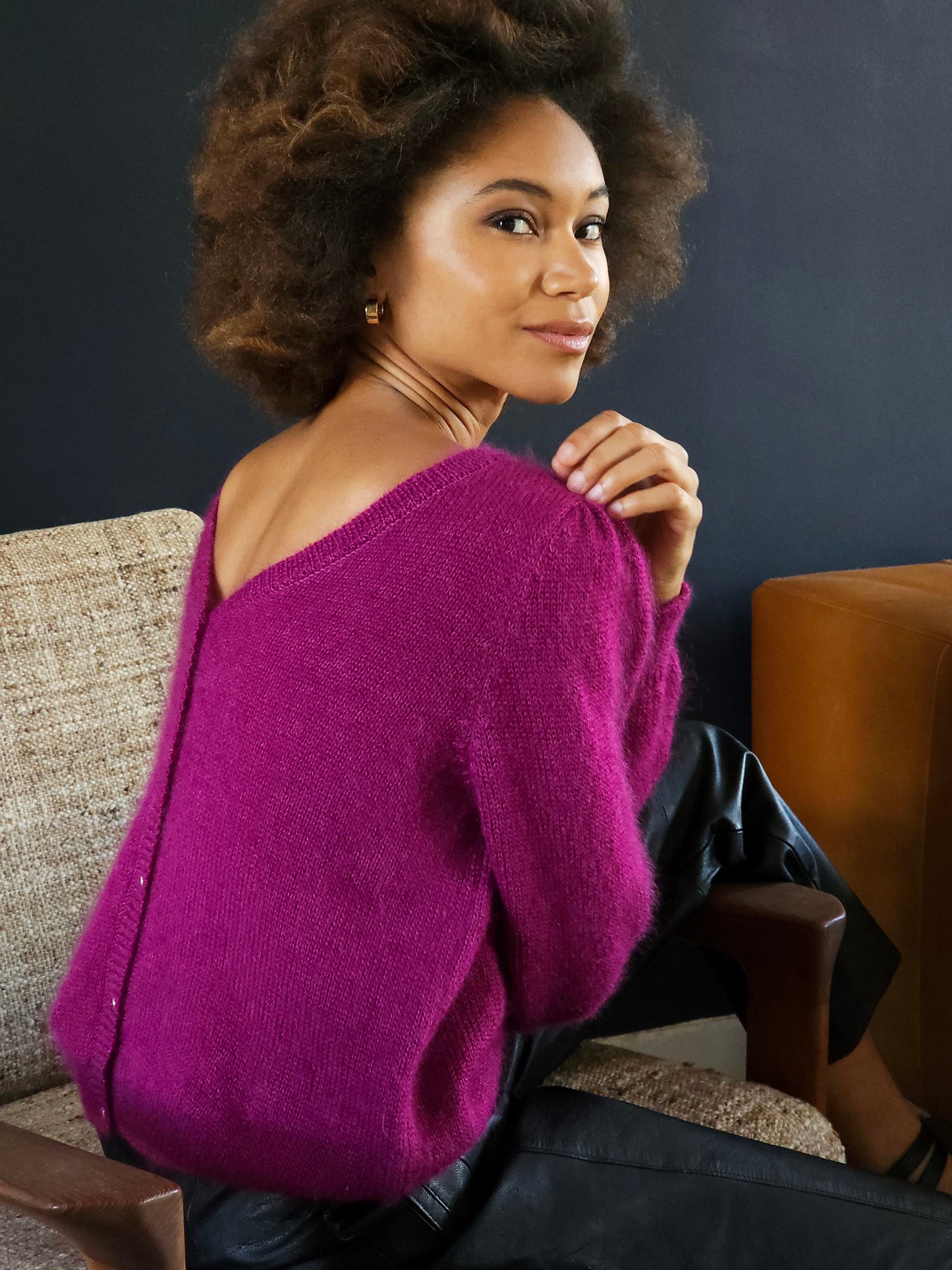 Gilet Anika 2-en-1 mohair - 19 coloris.