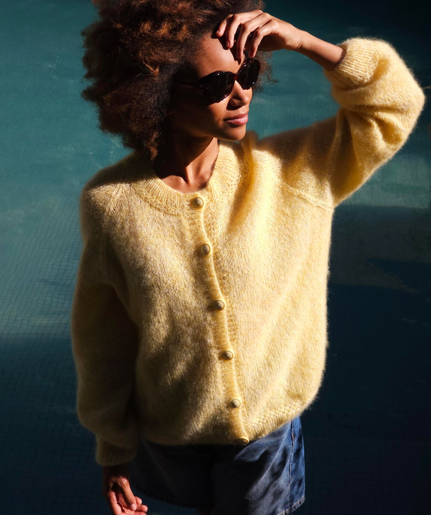 Cardigan Berenice à tricoter.