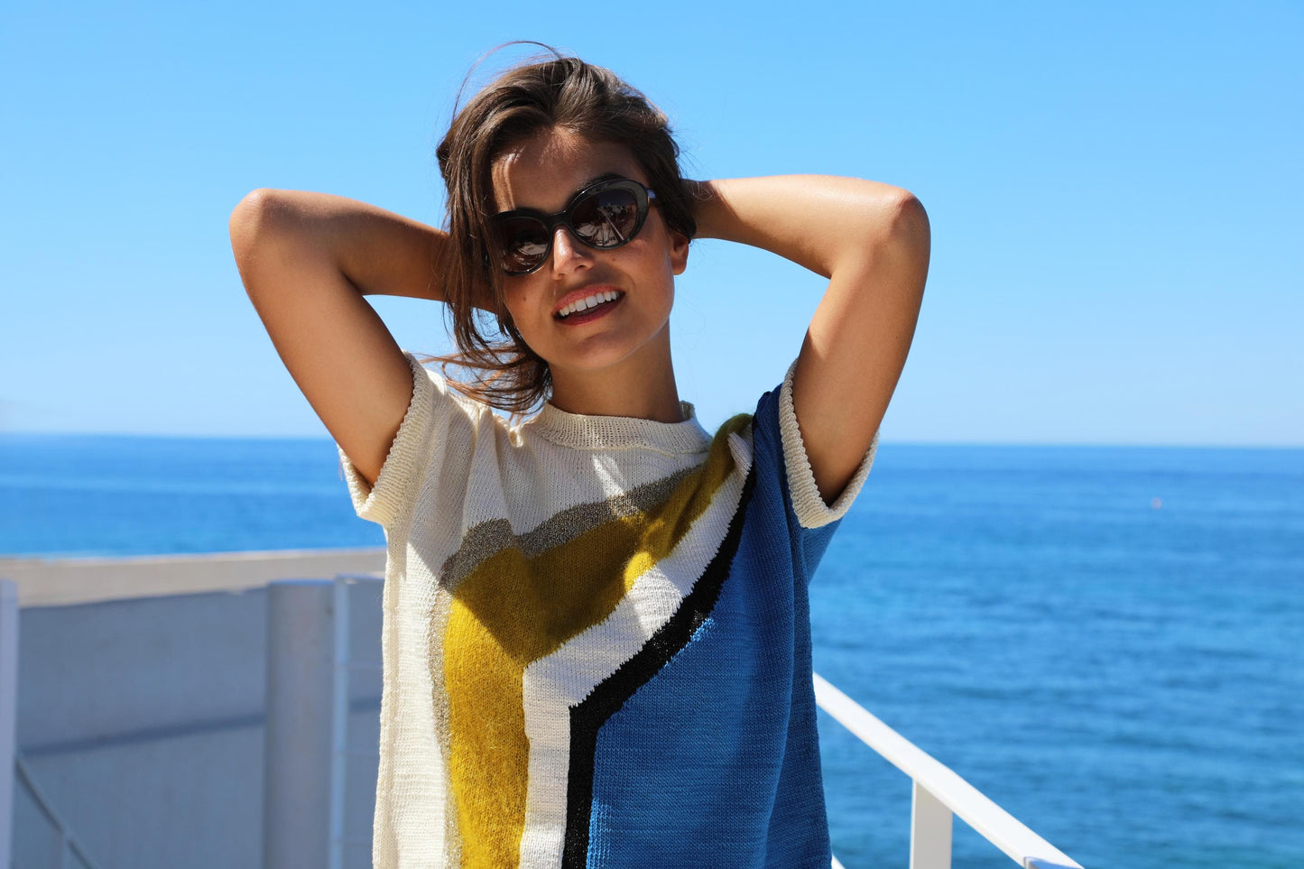 Top Ludivine à tricoter.