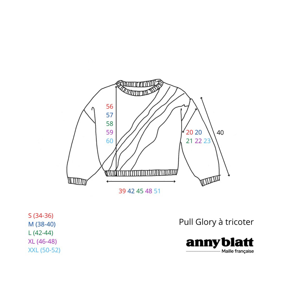 Charger l&#39;image dans la galerie, Pull Glory à tricoter
