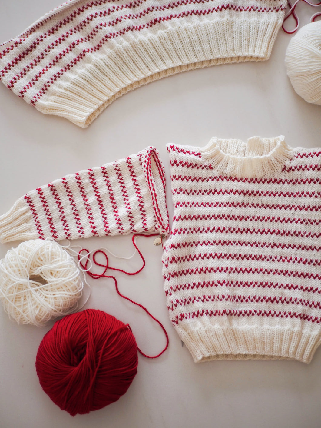 Pull Frances bébé à tricoter
