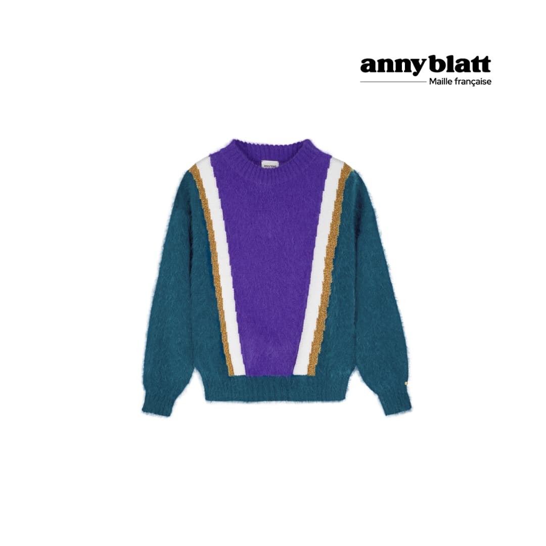 Pull Serena en Angora Glycine.