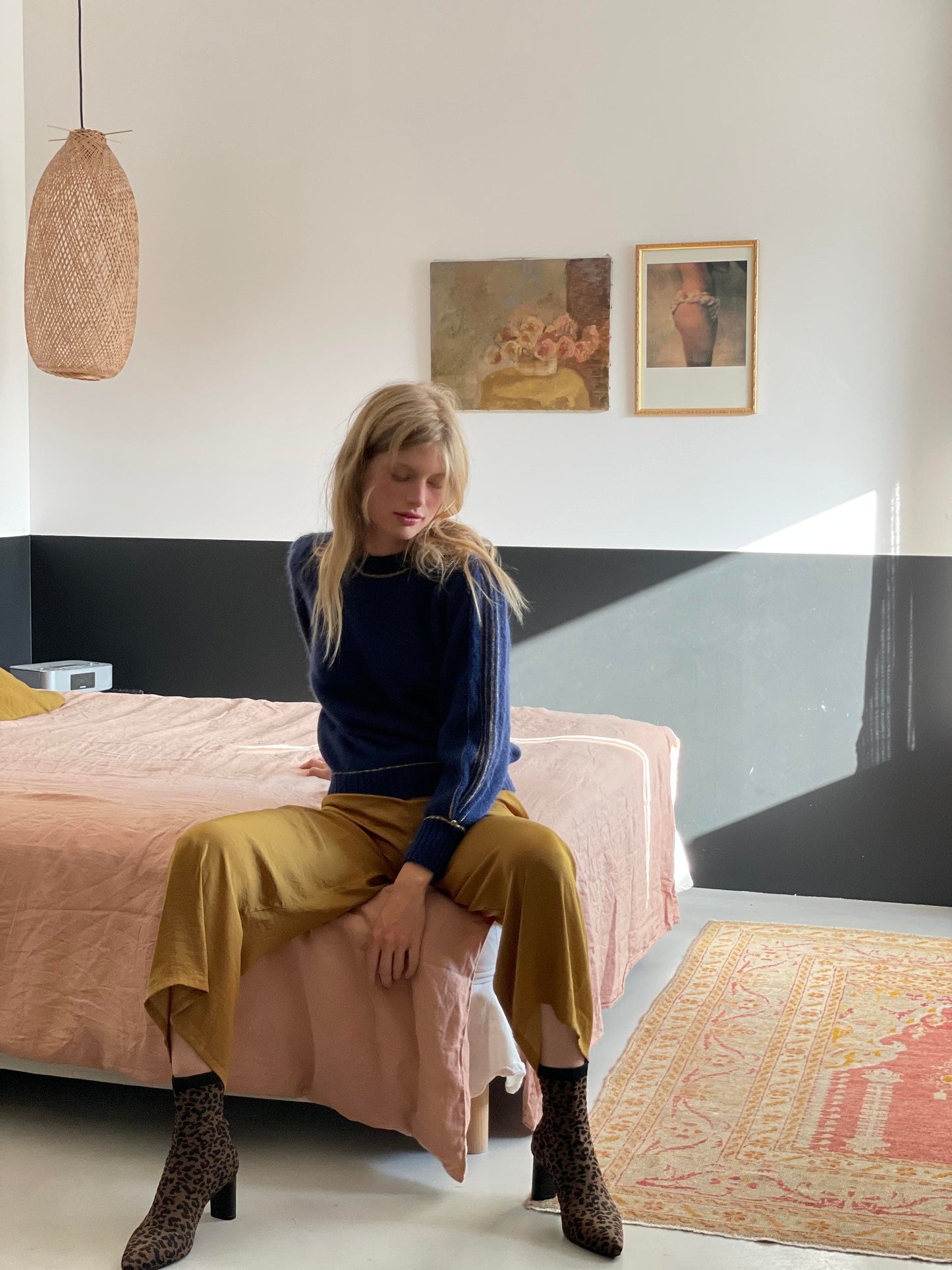 Pull Alix Mohair et or - 7 coloris.