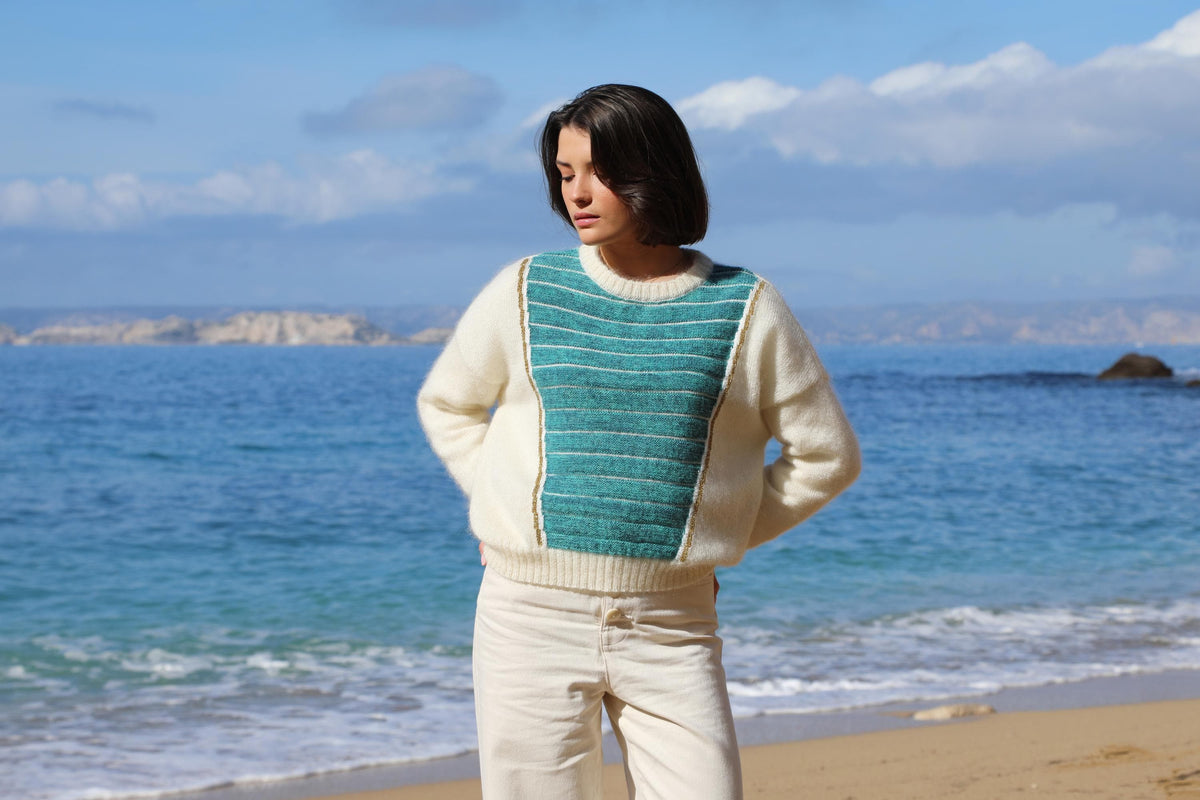 Pull Petra Naturel et Tahiti