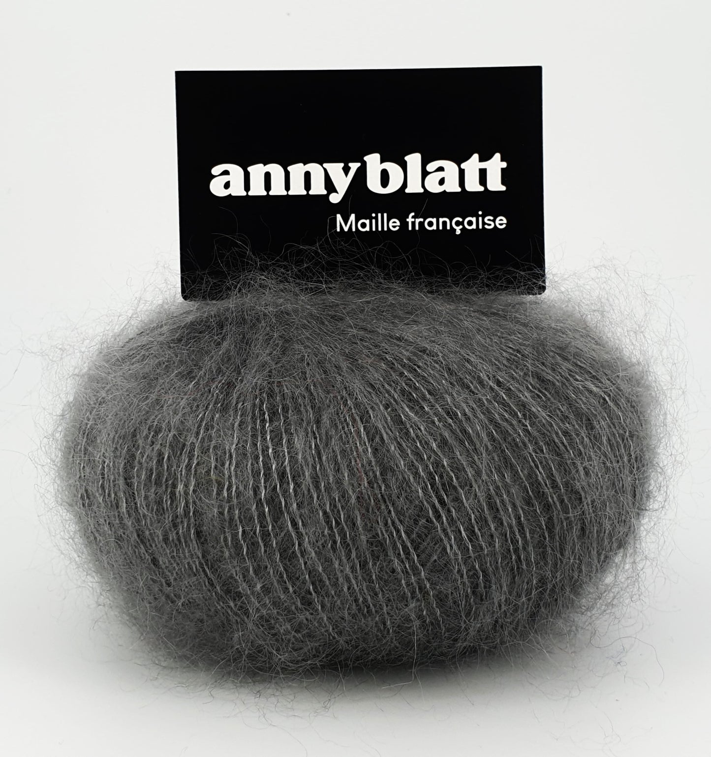 Pelote mohair et soie mouette honey moon