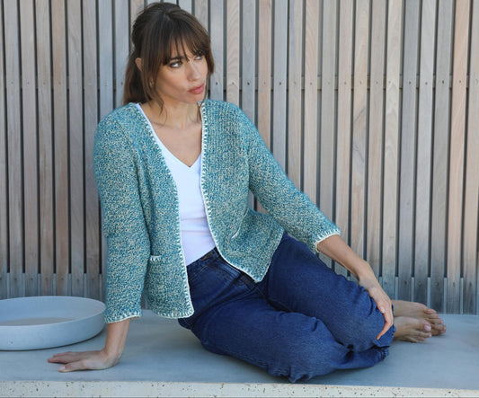 Veste Marianne à tricoter.