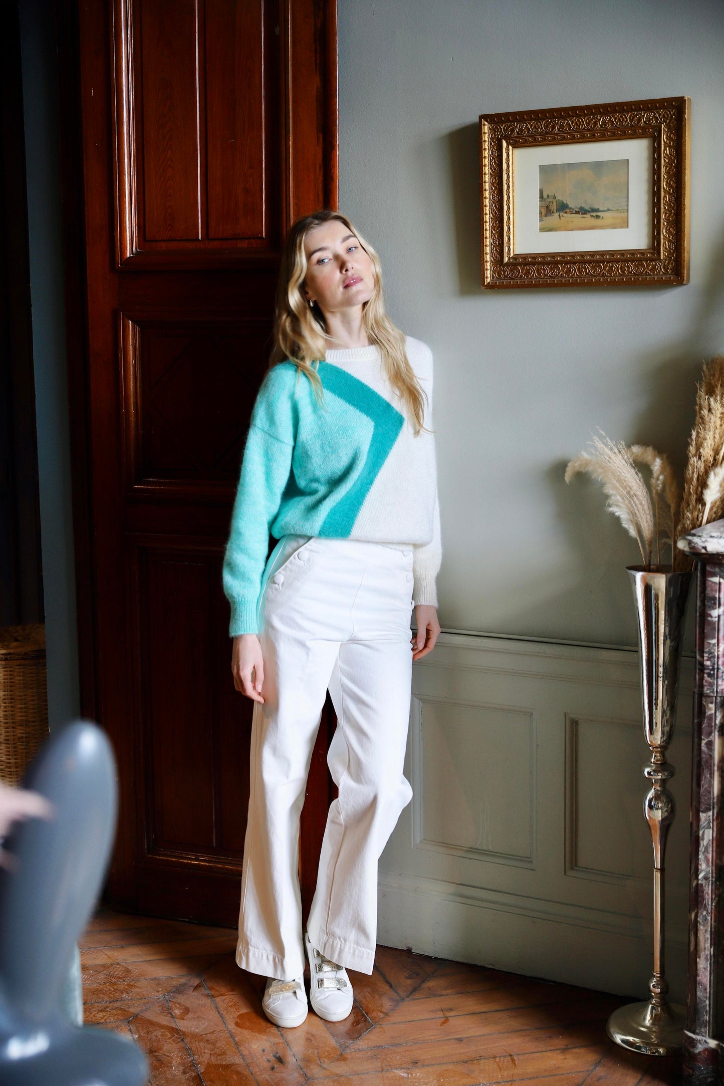 Pull Billie Menthe. Dernières pièces.