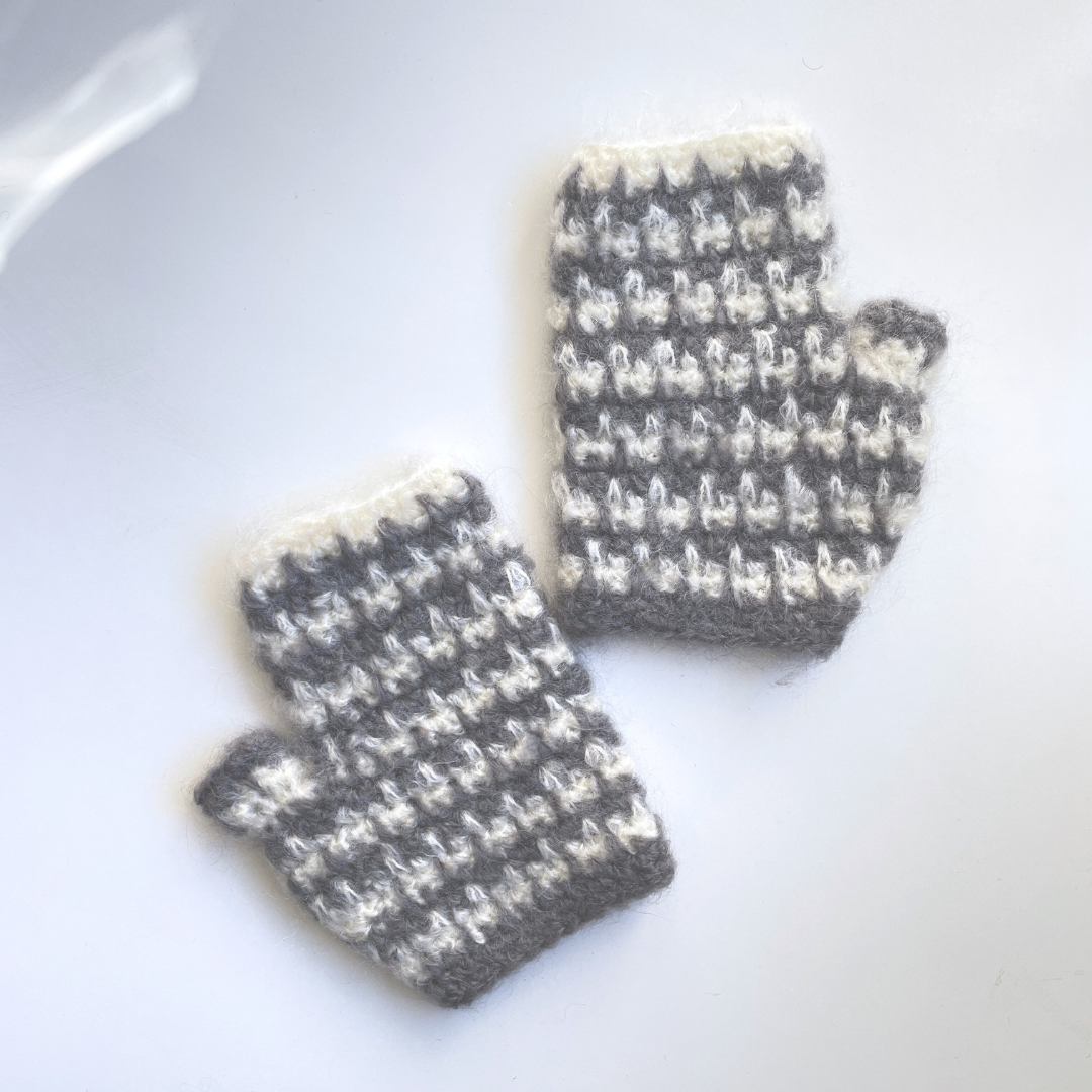 Mitaines Avoriaz au crochet