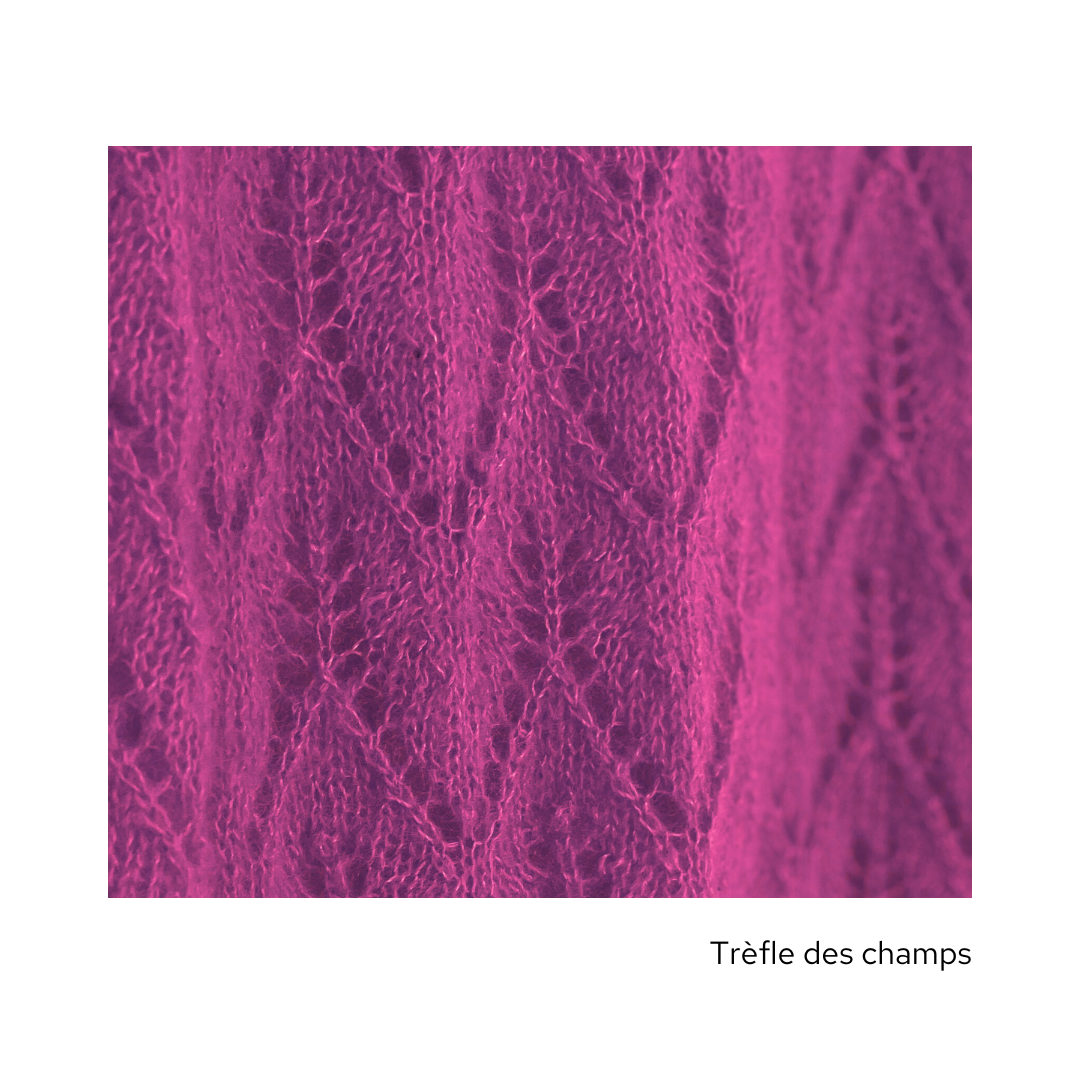 Gilet ajouré Maya à tricoter.