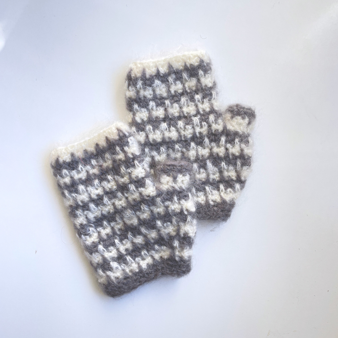 Mitaines Avoriaz au crochet