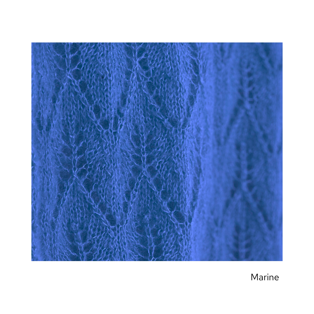 Gilet ajouré Maya à tricoter.