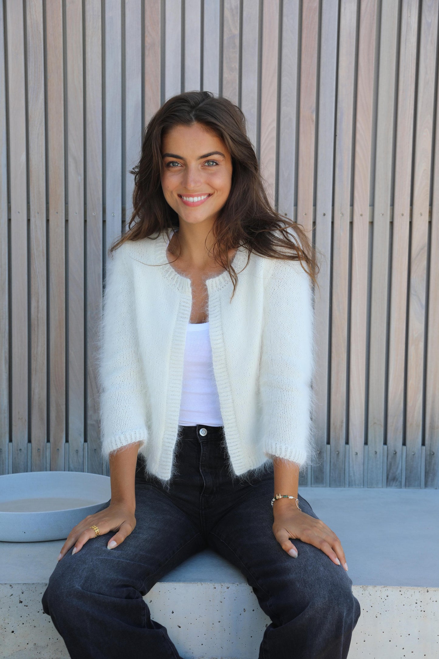 Gilet Odile à tricoter.