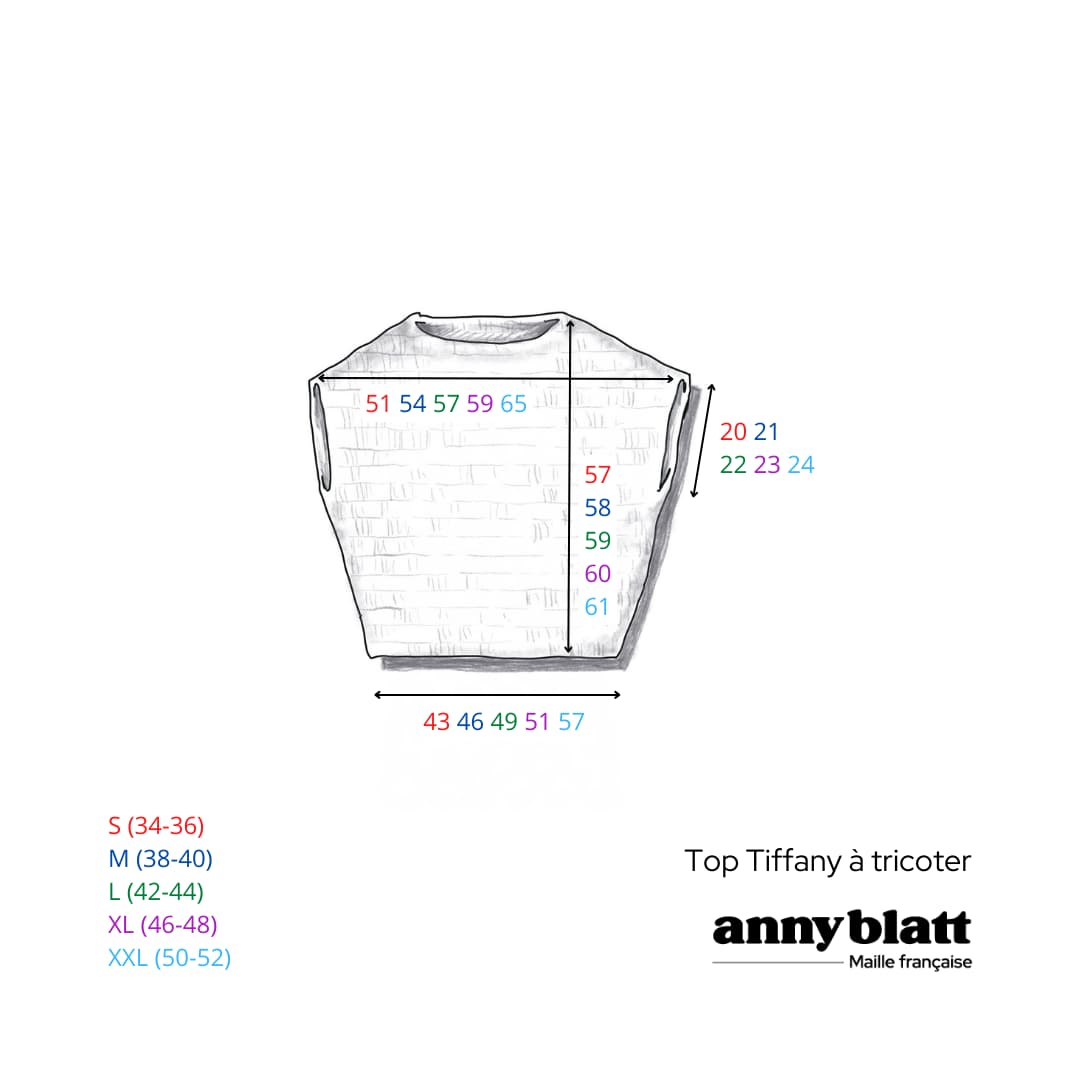 Pull Tiffany au crochet.
