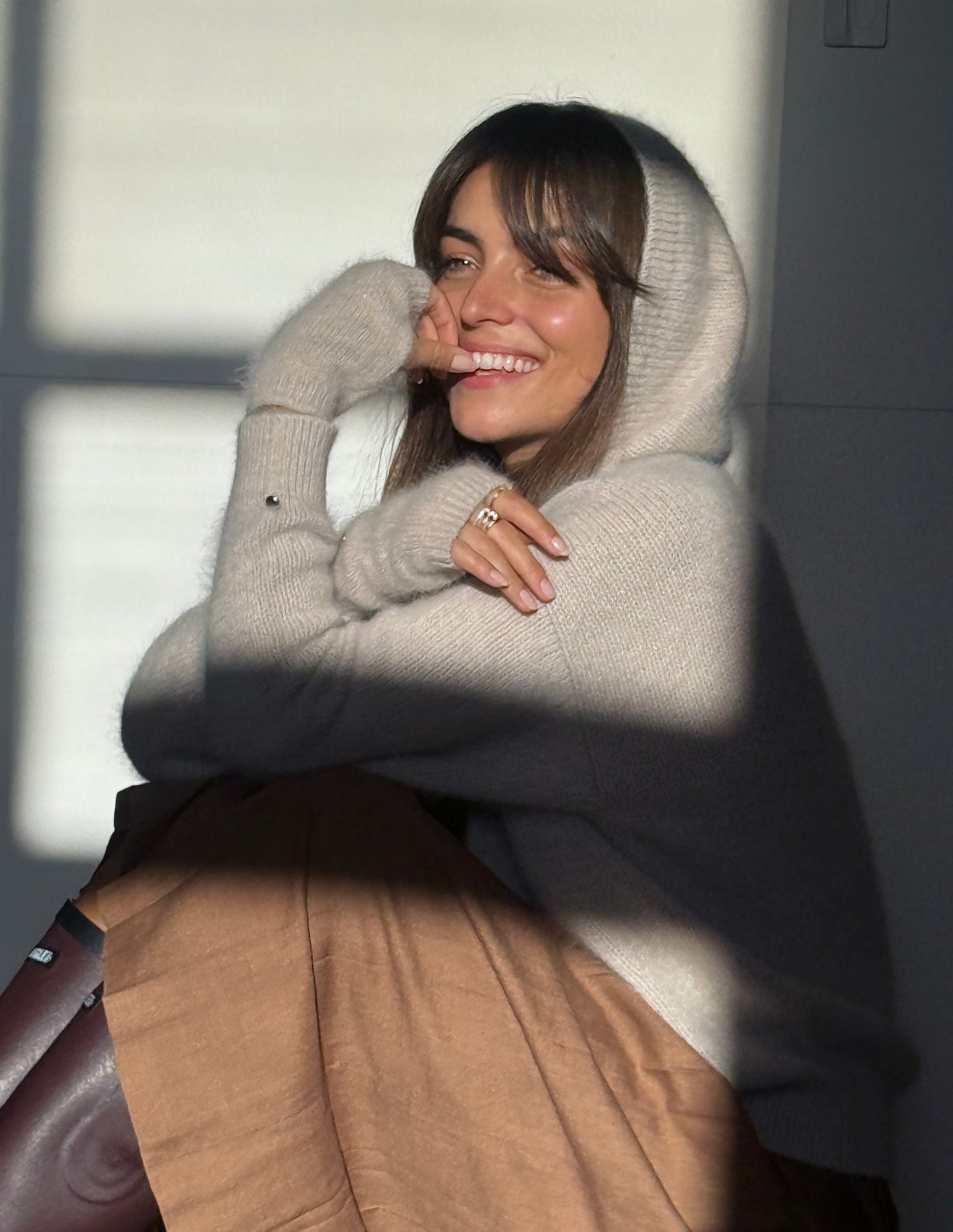 Mitaines en Angora. 14 coloris.