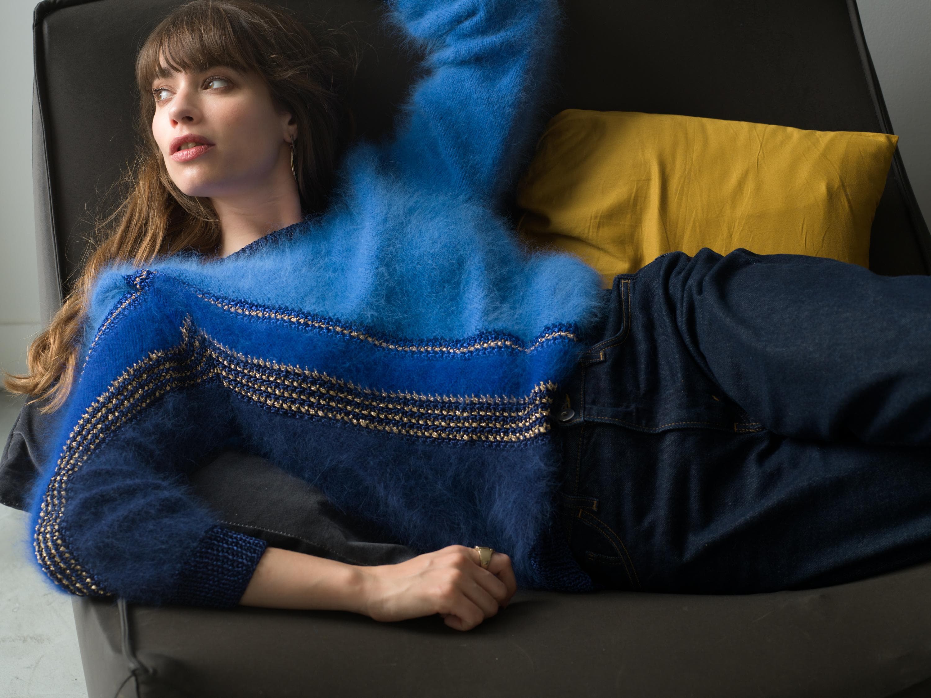 Modele Pull Angora Gratuit Anny Blatt