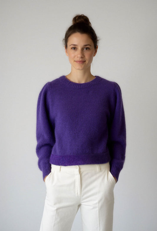 Pull Saphir à tricoter