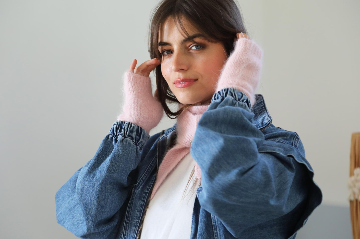 Les mitaines en Angora - 5 couleurs