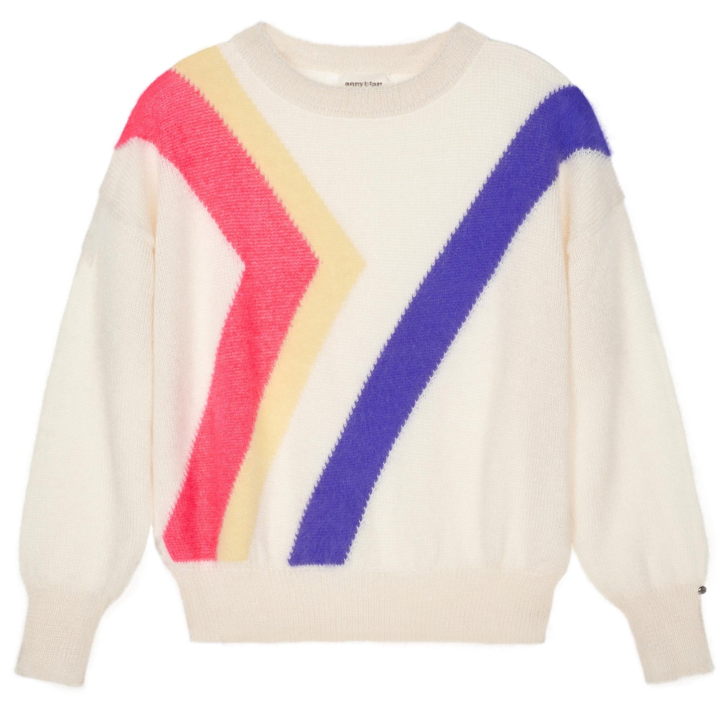 Pull Inès Naturel et Néon.