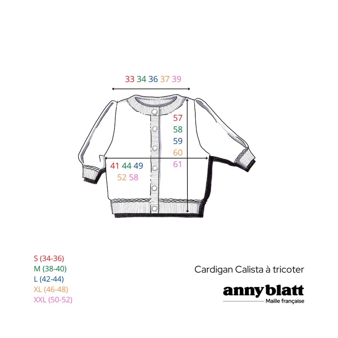 Cardigan Calista à tricoter.